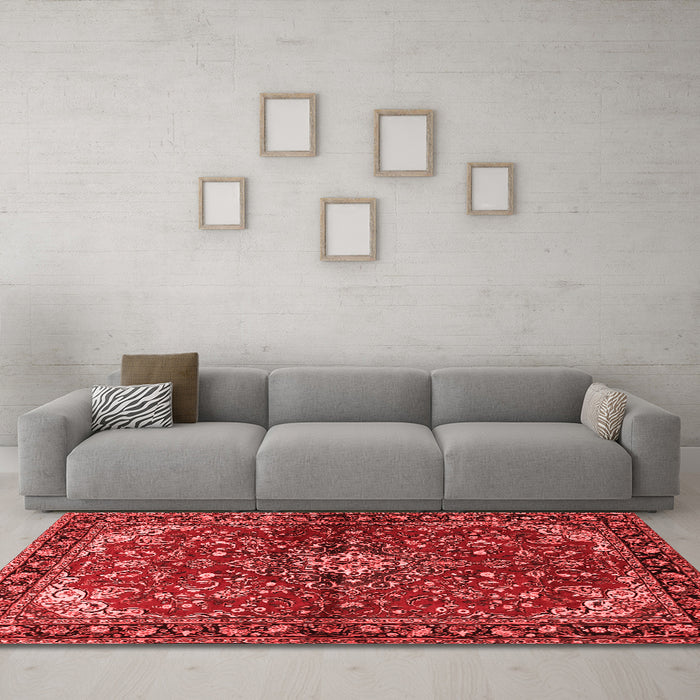 Traditional Red Washable Rugs
