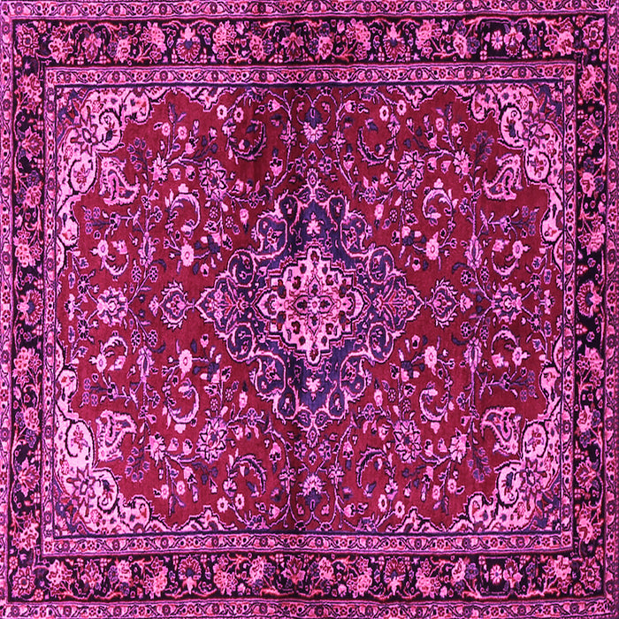 Square Persian Pink Traditional Rug, tr2017pnk