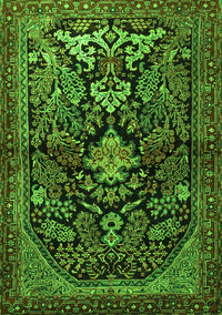 Persian Green Traditional Rug, tr2018grn