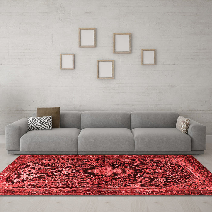 Traditional Red Washable Rugs