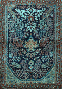 Persian Light Blue Traditional Rug, tr2018lblu