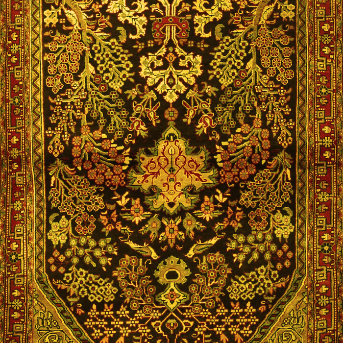 Persian Yellow Traditional Rug, tr2018yw