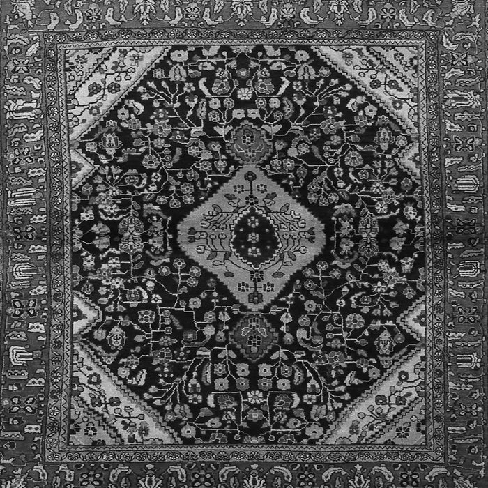 Serging Thickness of Persian Gray Traditional Rug, tr2019gry
