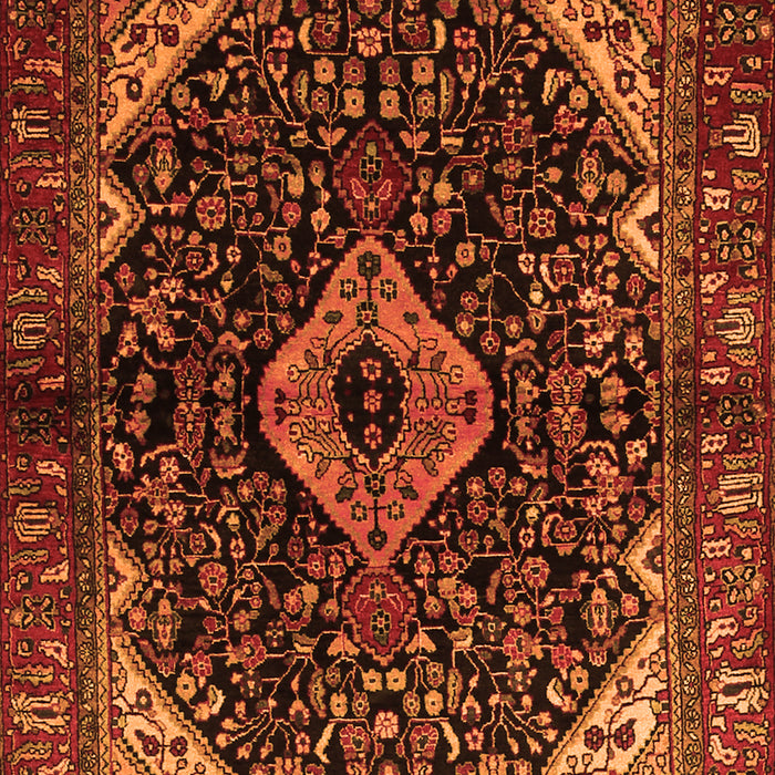 Persian Orange Traditional Rug, tr2019org
