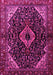 Machine Washable Persian Pink Traditional Rug, wshtr2019pnk