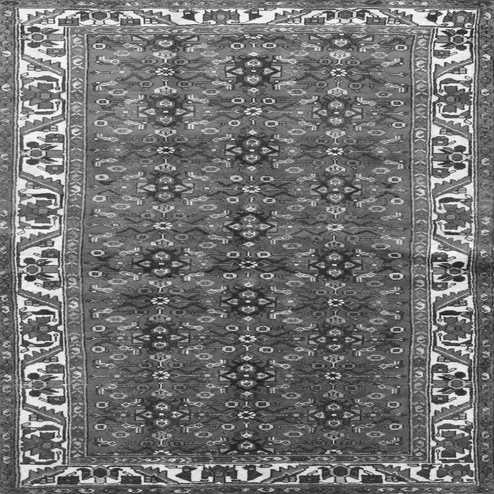 Serging Thickness of Persian Gray Traditional Rug, tr201gry