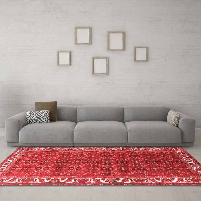 Traditional Red Washable Rugs