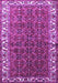 Machine Washable Persian Purple Traditional Area Rugs, wshtr201pur