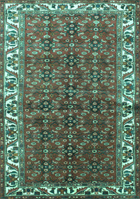 Persian Turquoise Traditional Rug, tr201turq