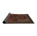 Sideview of Traditional Red Persian Rug, tr2020