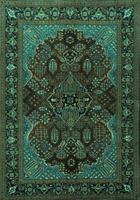 Persian Turquoise Traditional Rug, tr2020turq