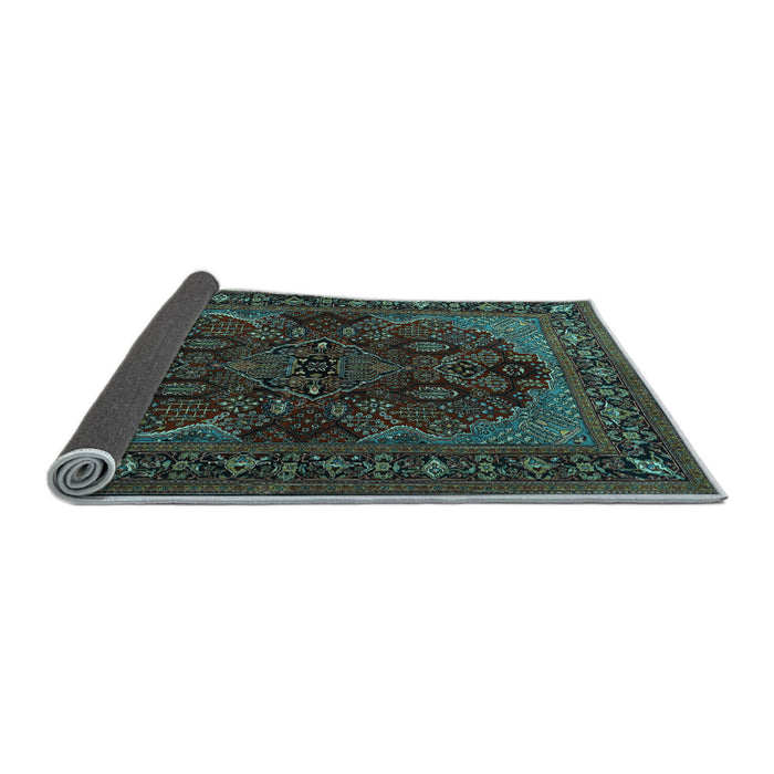Sideview of Persian Light Blue Traditional Rug, tr2020lblu