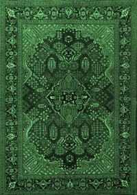 Persian Emerald Green Traditional Rug, tr2020emgrn