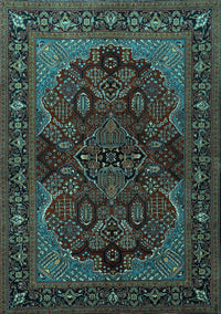 Persian Light Blue Traditional Rug, tr2020lblu