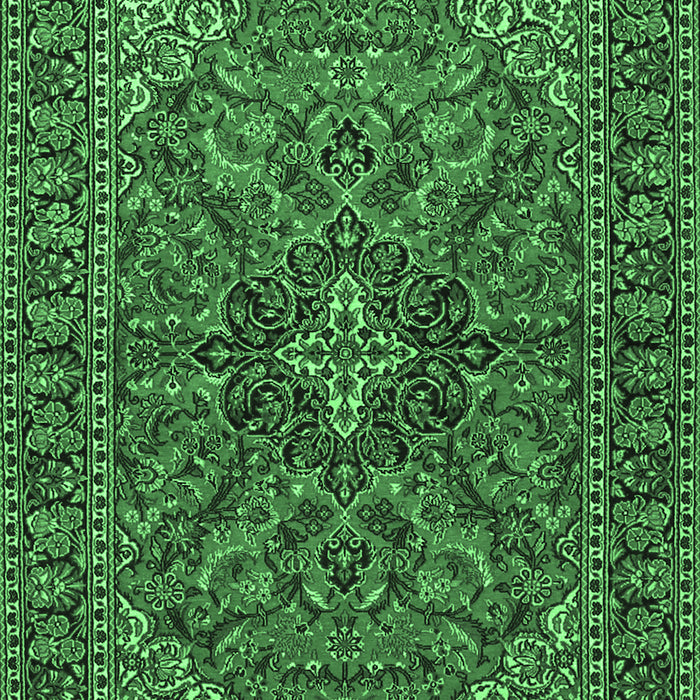 Persian Emerald Green Traditional Rug, tr2021emgrn