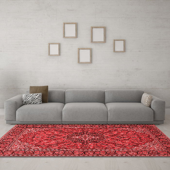 Traditional Red Washable Rugs