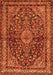 Persian Orange Traditional Rug, tr2022org