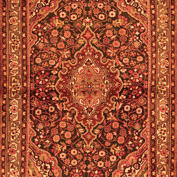 Persian Orange Traditional Rug, tr2022org