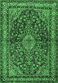 Persian Emerald Green Traditional Rug, tr2022emgrn