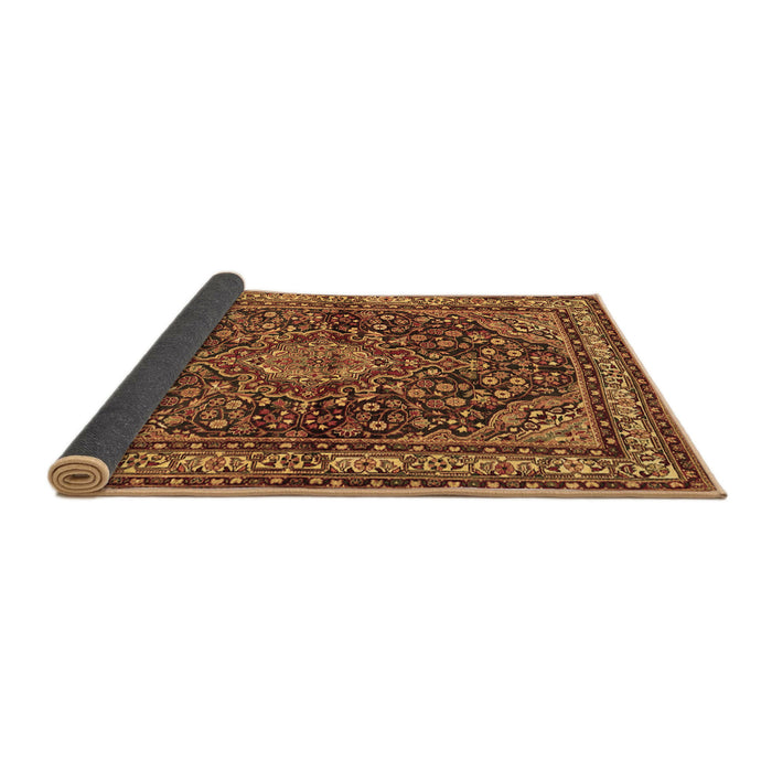 Sideview of Persian Brown Traditional Rug, tr2022brn