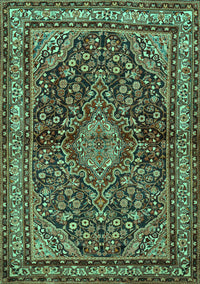 Persian Turquoise Traditional Rug, tr2022turq