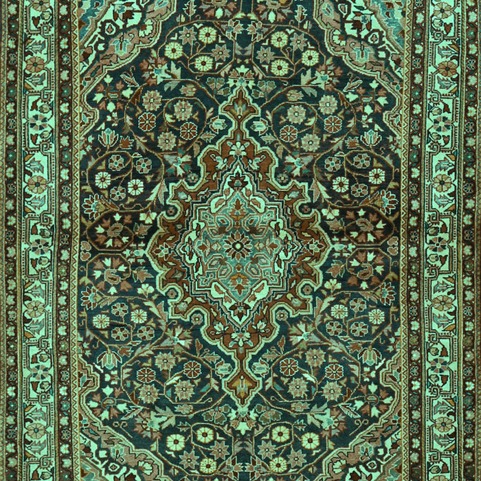 Persian Turquoise Traditional Rug, tr2022turq