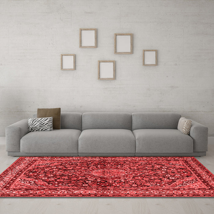 Traditional Red Washable Rugs