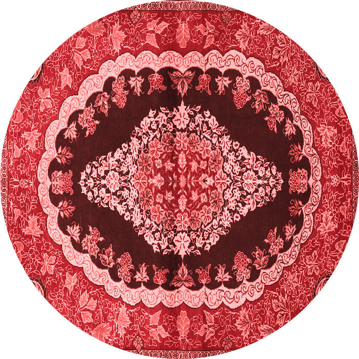 Medallion Red Traditional Rug, tr2023red
