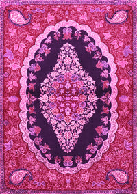 Medallion Pink Traditional Rug, tr2023pnk