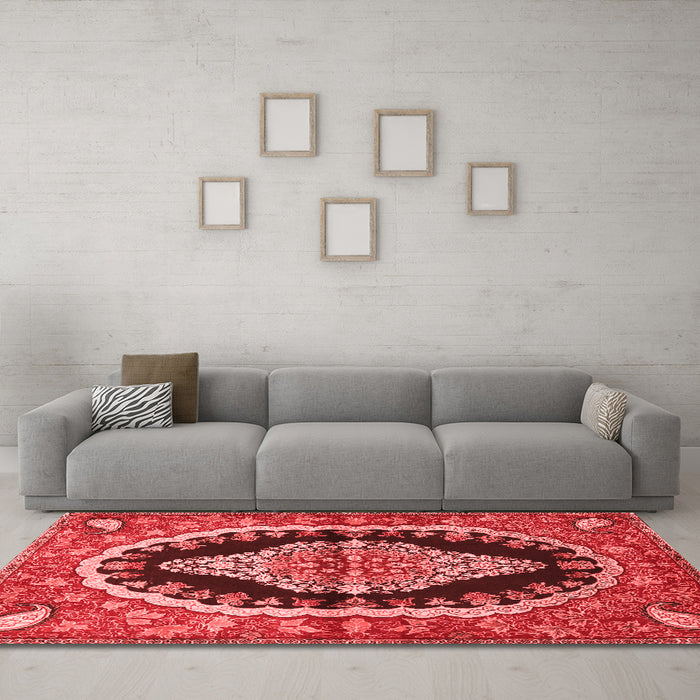 Traditional Red Washable Rugs