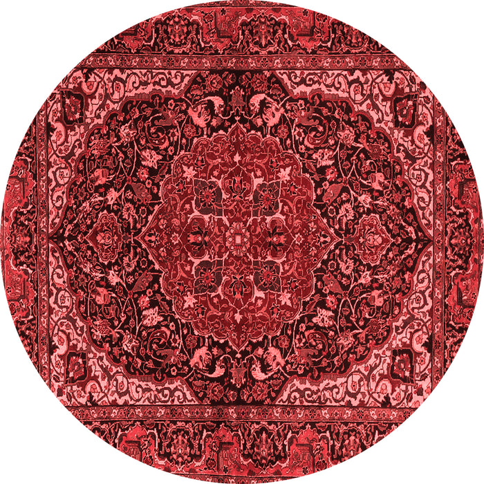 Machine Washable Persian Red Traditional Rug, wshtr2024red