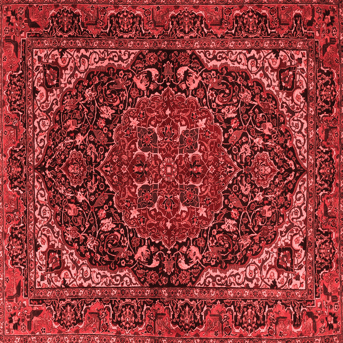 Machine Washable Persian Red Traditional Rug, wshtr2024red