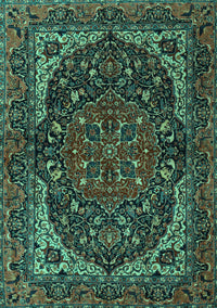 Persian Turquoise Traditional Rug, tr2024turq