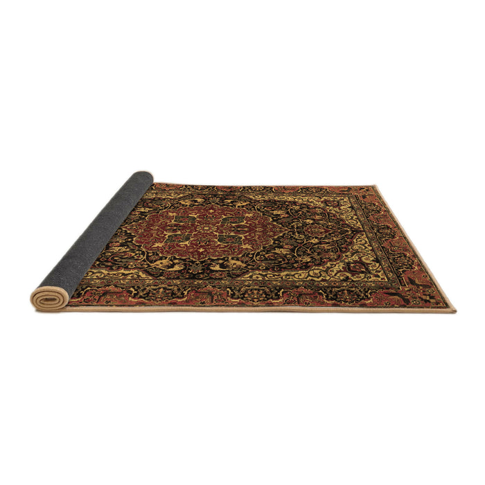 Sideview of Persian Brown Traditional Rug, tr2024brn