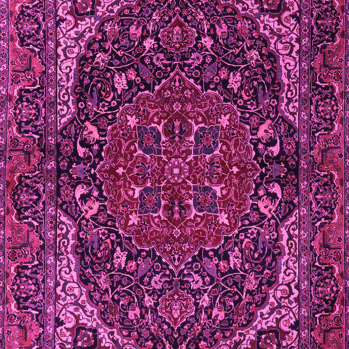 Machine Washable Persian Pink Traditional Rug, wshtr2024pnk