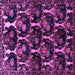 Square Persian Purple Traditional Rug, tr2025pur