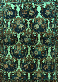 Persian Turquoise Traditional Rug, tr2025turq
