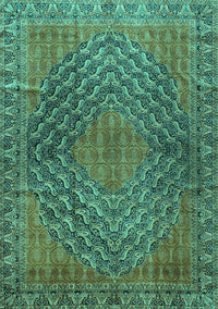 Persian Turquoise Traditional Rug, tr2026turq