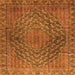 Serging Thickness of Persian Orange Traditional Rug, tr2026org