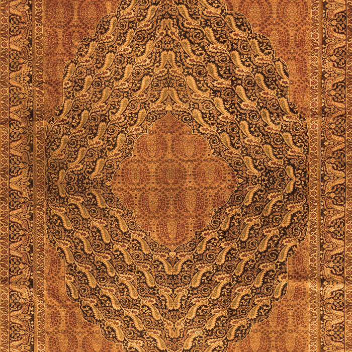 Serging Thickness of Machine Washable Persian Orange Traditional Area Rugs, wshtr2026org