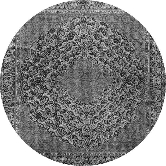 Square Persian Gray Traditional Rug, tr2026gry