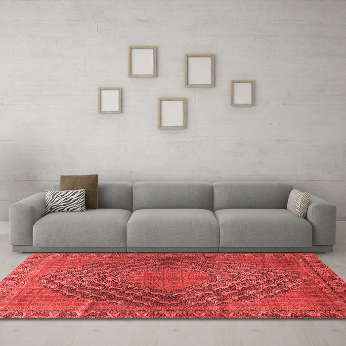 Traditional Red Washable Rugs