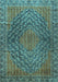 Machine Washable Persian Light Blue Traditional Rug, wshtr2026lblu