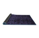 Sideview of Persian Blue Traditional Rug, tr2027blu