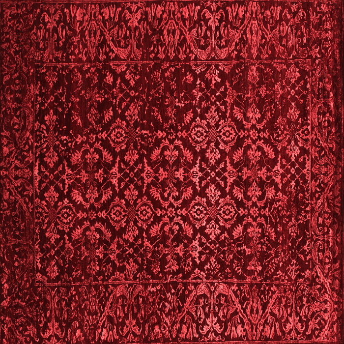 Machine Washable Persian Red Traditional Rug, wshtr2027red