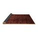 Sideview of Persian Brown Traditional Rug, tr2027brn
