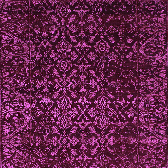 Machine Washable Persian Purple Traditional Area Rugs, wshtr2027pur