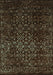 Machine Washable Persian Turquoise Traditional Area Rugs, wshtr2027turq