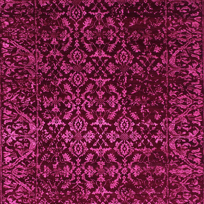 Machine Washable Persian Pink Traditional Rug, wshtr2027pnk
