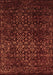 Machine Washable Persian Brown Traditional Rug, wshtr2027brn